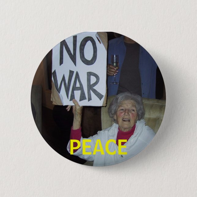 PEACE PINBACK BUTTON (Front)