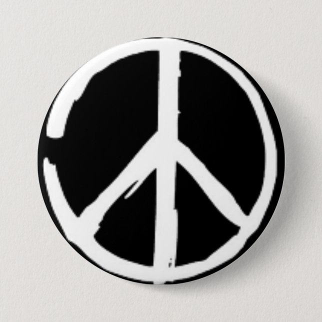 peace pinback button (Front)