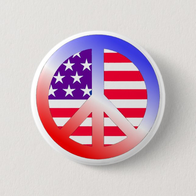 PEACE PINBACK BUTTON (Front)