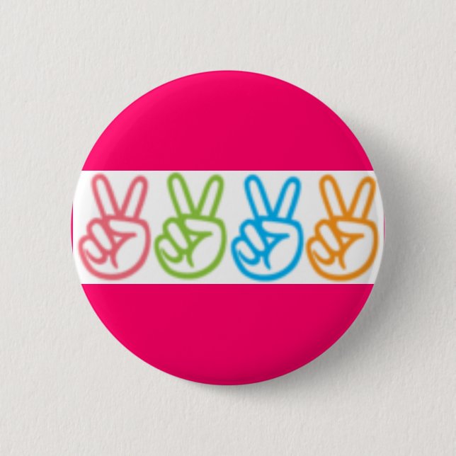 Peace Pinback Button (Front)