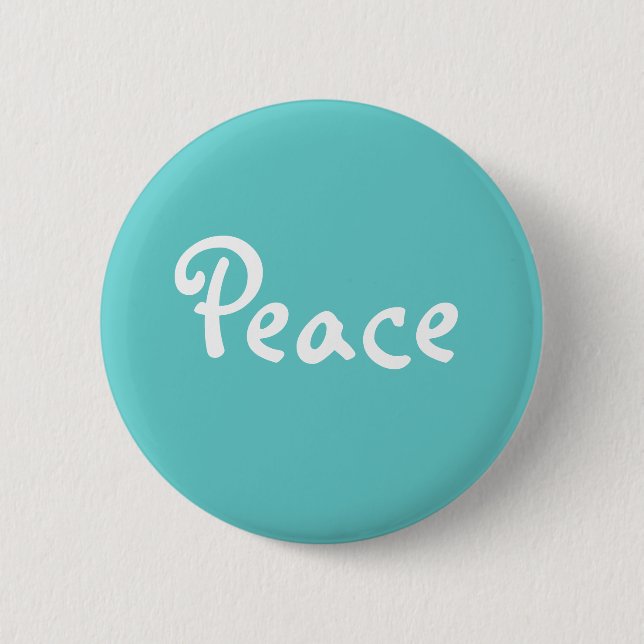 Peace Pinback Button (Front)