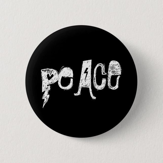 Peace Pinback Button (Front)