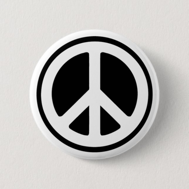 Peace! Pinback Button (Front)