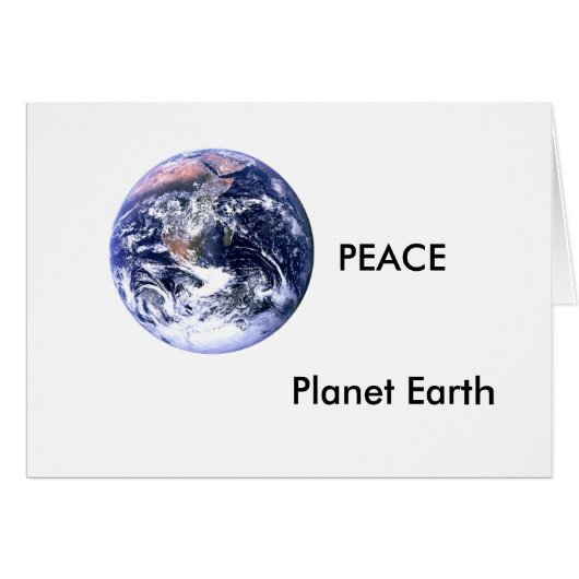 PEACE Planet Earth Day The MUSEUM Zazzle Gifts (Front Horizontal)