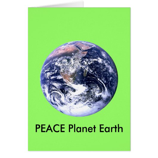 PEACE Planet Earth Day The MUSEUM Zazzle Gifts (Front)