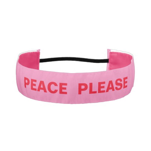 PEACE PLEASE _  ATHLETIC HEADBAND