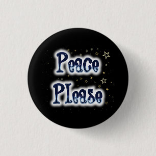 Peace Please Button