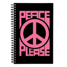 Peace Please Pink Lettering