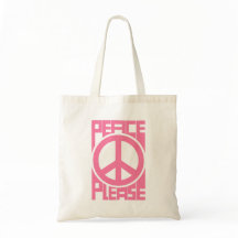 Peace Please Pink Lettering