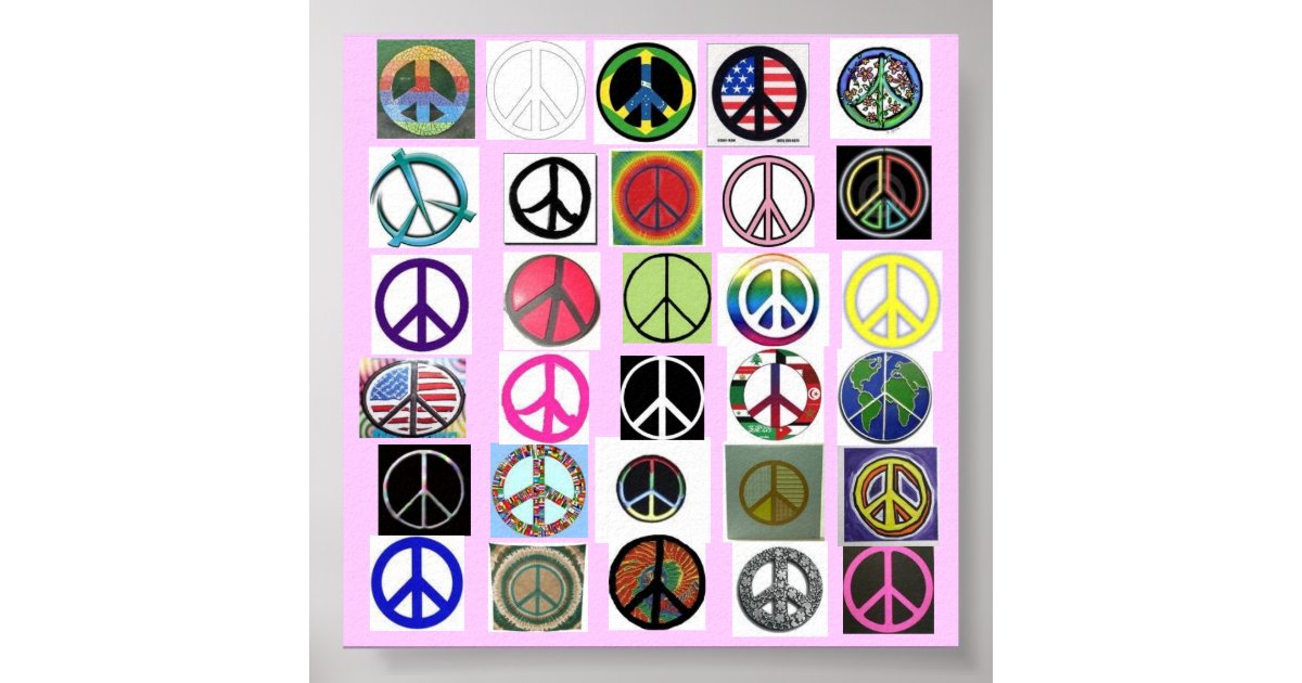 PEACE POSTER | Zazzle.com