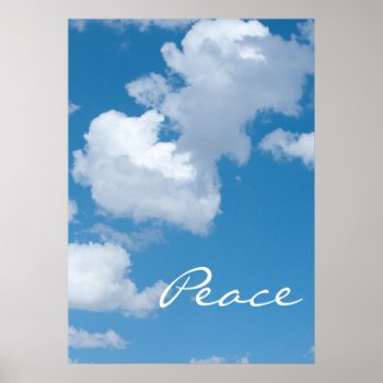 Peace Poster by bluerabbit at Zazzle