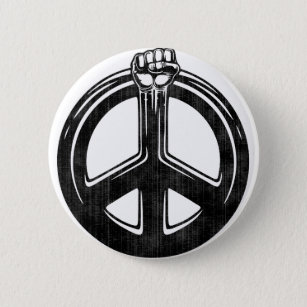 Peace Power! Button