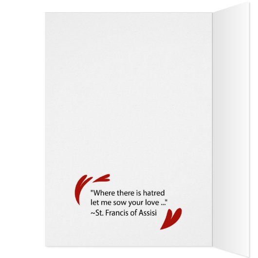 Peace Prayer of St. Francis (Inside (Left))