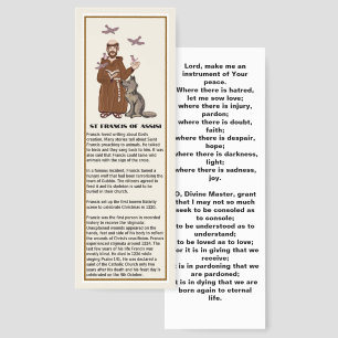 Peace prayer of St Francis Bookmark