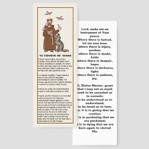 Peace prayer of St Francis Bookmark
