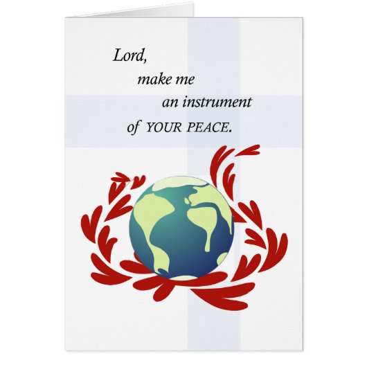 Peace Prayer of St. Francis Cards (Front)