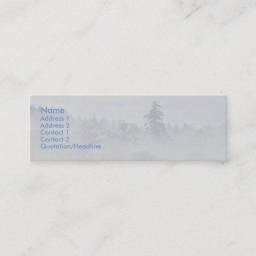 Customizable Peace Profile Card Business Card Template