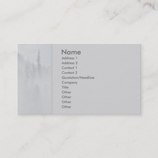 Peace Profile Card (Front)