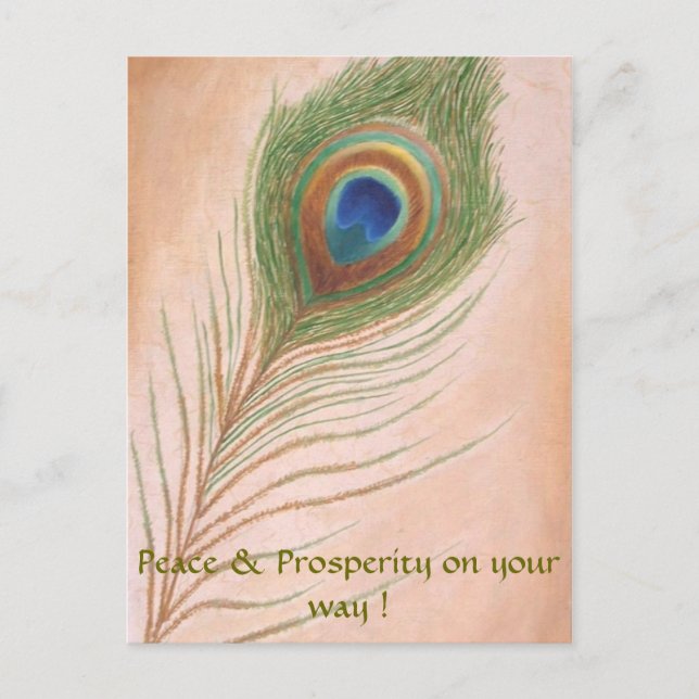 Peace & Prosperity on your way ! Postcard (Front)