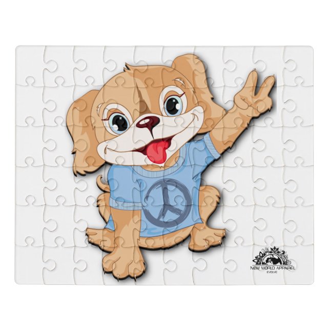 Peace Puppy Puzzle (Puzzle Horizontal)