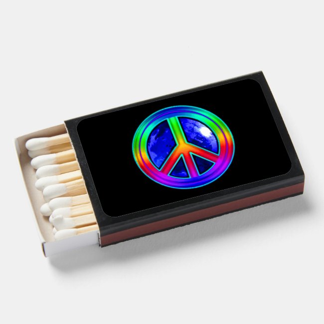 Peace Rainbow Package of Matchboxes