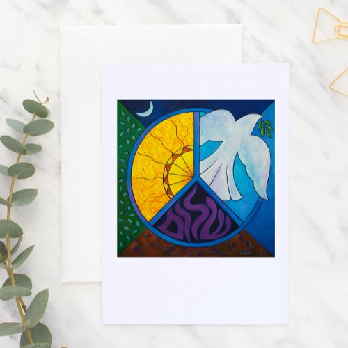 Peace Rising III Note Card