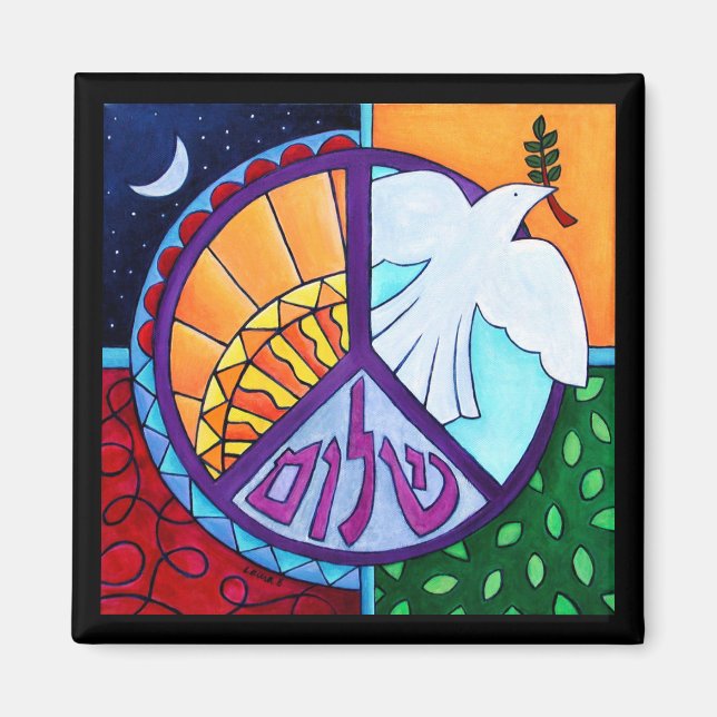 Peace Rising Magnet (Front)