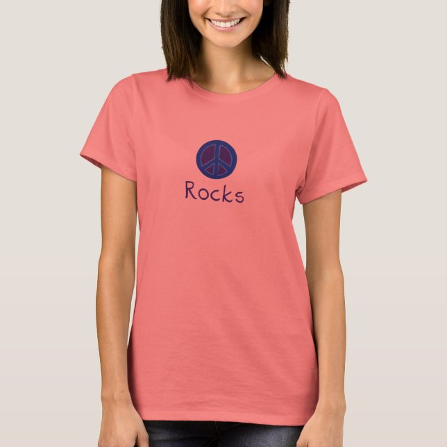 Peace Rocks T-Shirt (Front)
