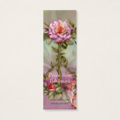 Peace Rose Art Bookmark (Back)