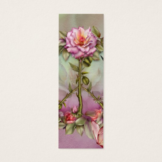 Peace Rose Art Bookmark (Front)