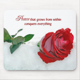 Peace Rose Mouse Pad