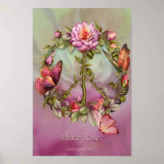 Peace Roses Art Poster/Print Poster (Front)
