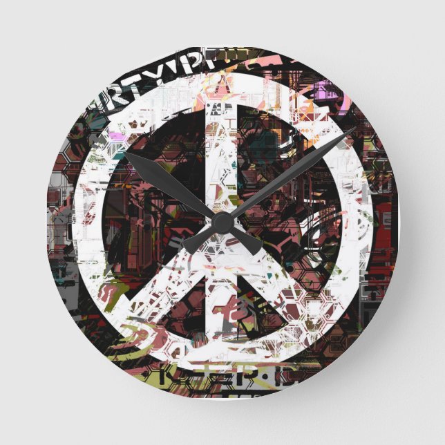 Peace Round Clock (Front)