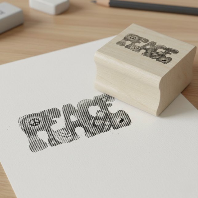 Peace Rubber Stamp (Creator Uploaded)