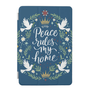 Peace Rules My Home iPad Mini Cover