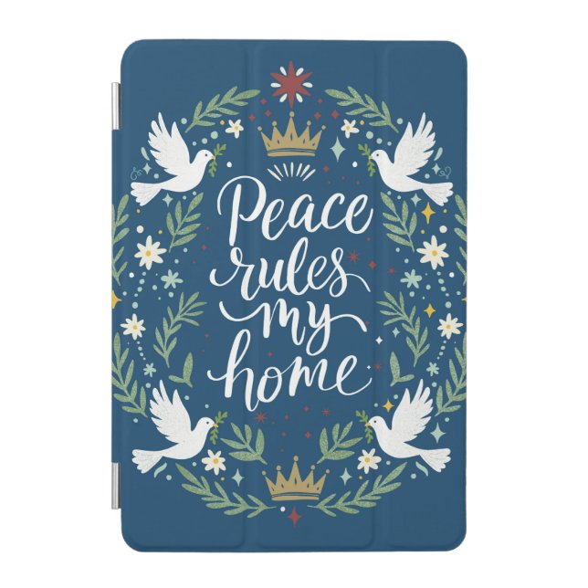 Peace Rules My Home iPad Mini Cover (Front)
