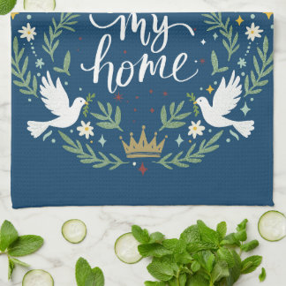 Peace Rules My Home Kitchen Towel