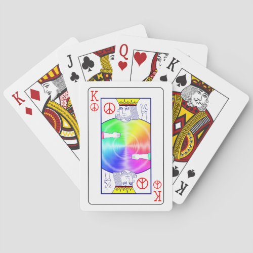 Peace Rules Playing Cards