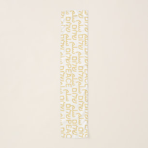 Peace Salaam Shalom Scarf