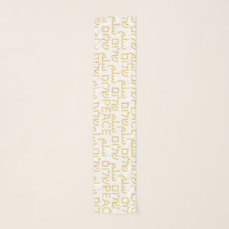 Peace Salaam Shalom Scarf