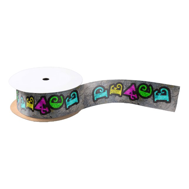 Peace Satin Ribbon (Spool)