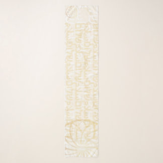 Peace Scarf with Arabic and Hebrew Words