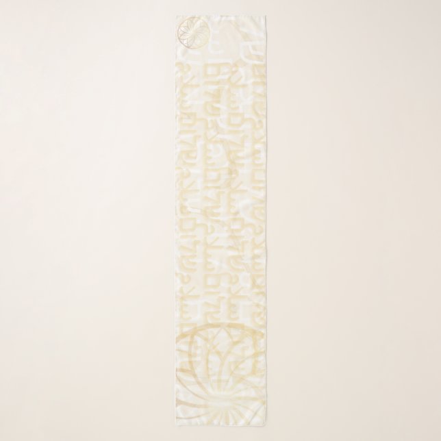 Peace Scarf with Arabic and Hebrew Words (Front)
