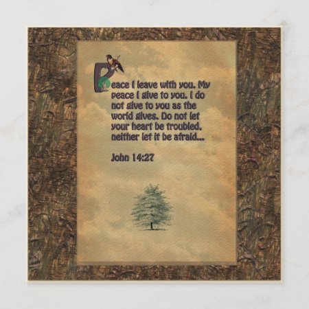 Peace Scripture Encouragement Card