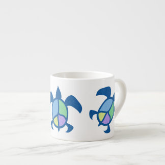 Peace Sea Turtle Espresso Mug