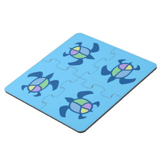 Peace Sea Turtle Puzzle Coaster