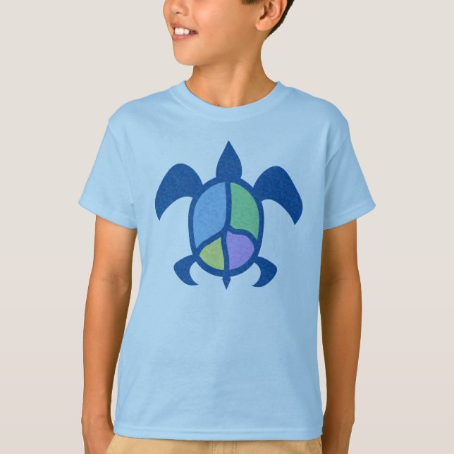 Peace Sea Turtle Shirts (Front)