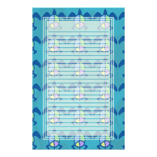 Peace Sea Turtles Lined Stationery
