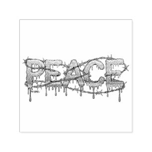 Peace Self-inking Stamp