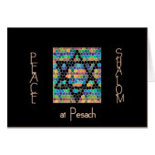Peace, Shalom at Pesach-Star of David mosaic (Front Horizontal)